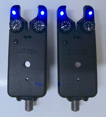 Delkim EV-D Bite Alarms Blue X2