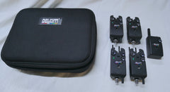 Delkim TXi Plus Bite Alarms + Snag Ears + Black Box Case + RX Pro Plus Receiver