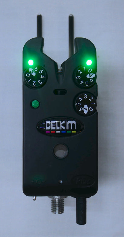 Delkim TXi Plus Bite Alarm Green + Snag Ears