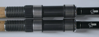 Nash Entity 12ft 3lb Cork Handle Carp Rods X2