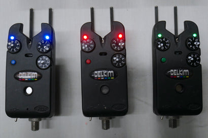 Delkim Standard Plus Bite Alarms + Snag Ears X3