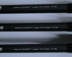 Daiwa Crosscast TT 12ft 3.00lb Carp Rods CCC2300-TT X3