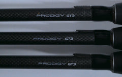 Greys Prodigy GT3 12ft 3.25lb Carp Rods X3