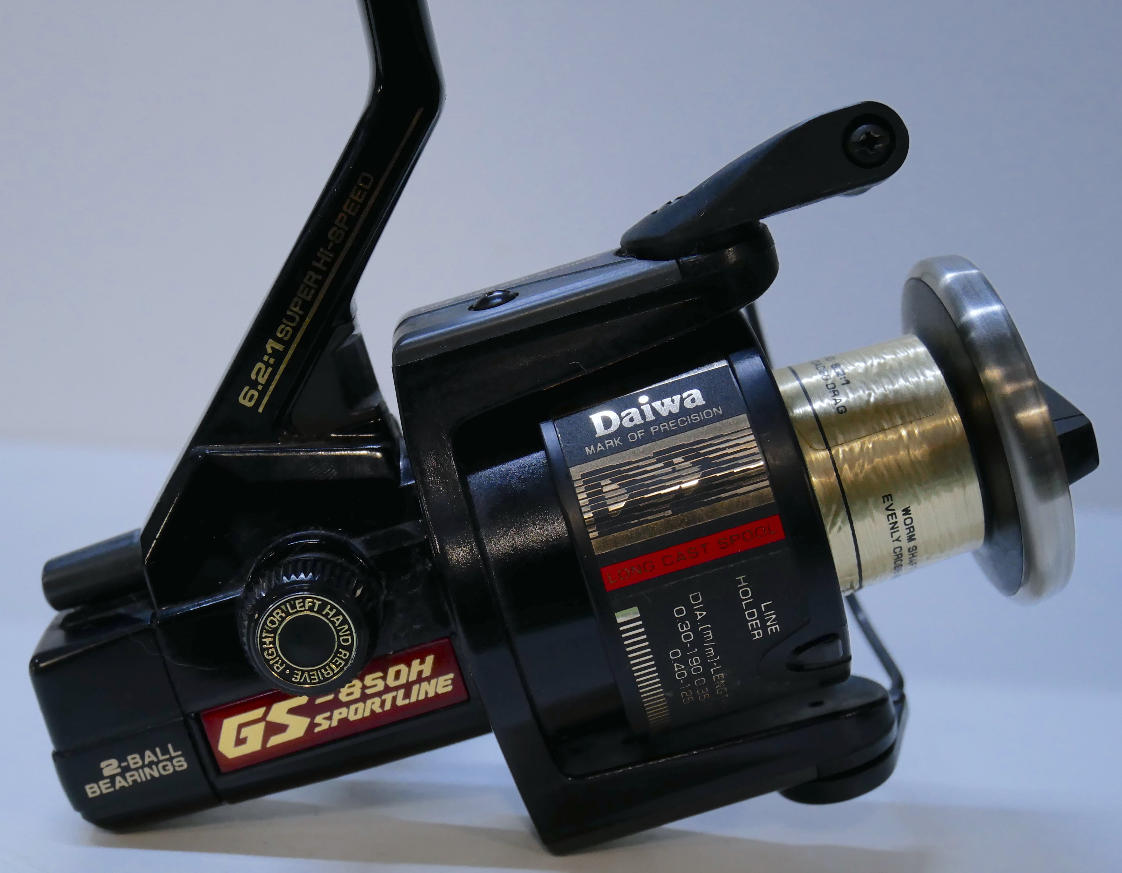 Daiwa Whisker Sports Gs850 Sport Spinning Reel Made In Japan #0429 