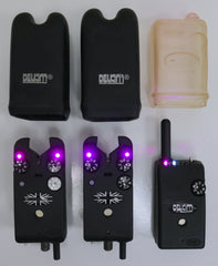 Delkim TXi Plus Bite Alarms Purple X2 + RX Pro Plus Receiver