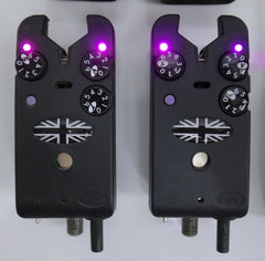 Delkim TXi Plus Bite Alarms Purple X2 + RX Pro Plus Receiver