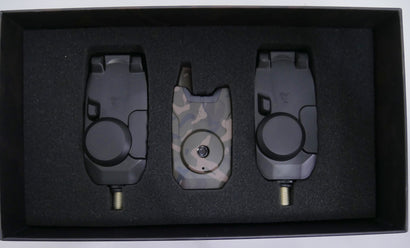 Fox Mini Micron X Ltd Edition Camo Bite Alarm 2 Rod Presentation Set CEI212 *Ex-Display*
