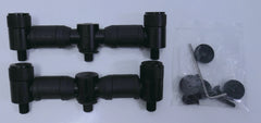 Fox Black Label QR 2 Rod Adjustable Buzzbars + Snag Bar Adaptors
