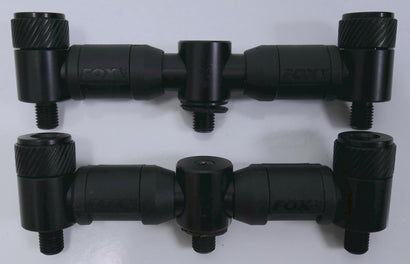 Fox Black Label QR 2 Rod Adjustable Buzzbars + Snag Bar Adaptors