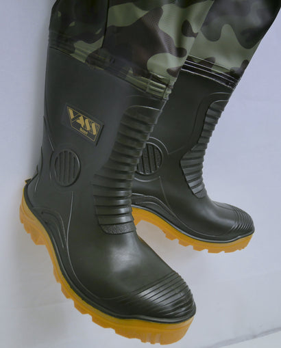 Vass Tex 785 Camo Heavy Duty Chest Waders Size: 10 *Ex-Display*