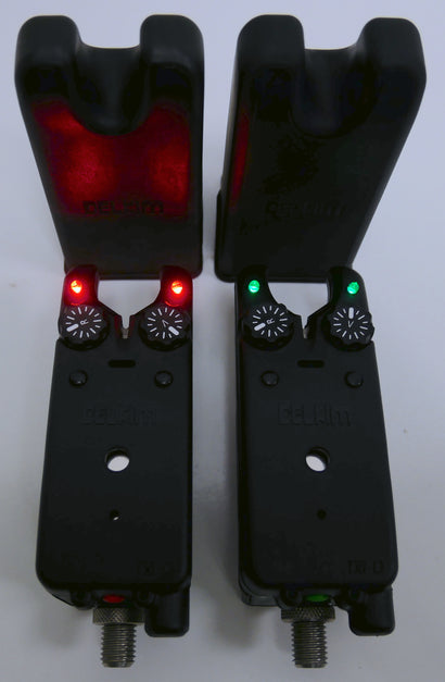 Delkim TXi-D Bite Alarms Red & Green *Ex-Display*