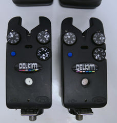 Delkim Standard Plus Bite Alarms Blue + D-Lok X2