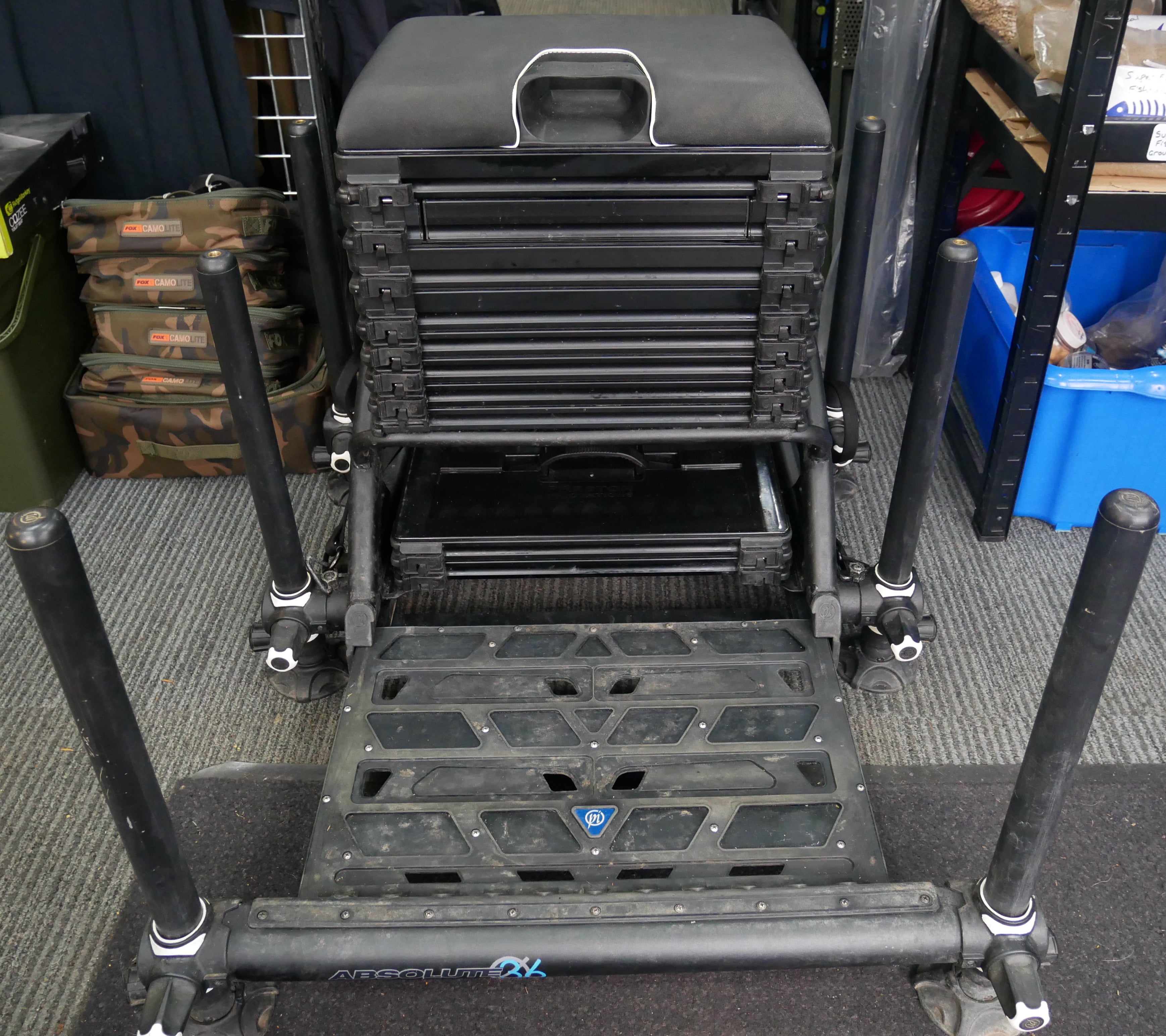 Preston Absolute 36 Black Edition Seatbox + Extra Tray Units – Fish For ...