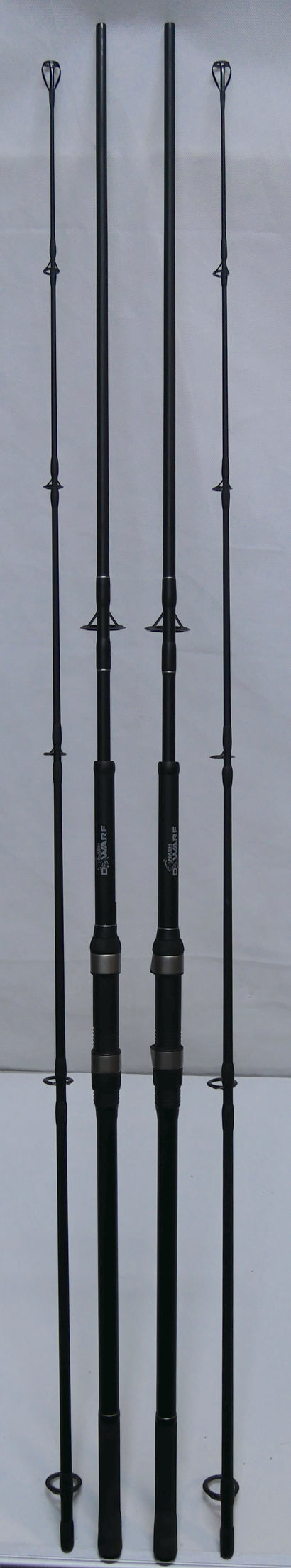 Nash Dwarf 10ft 3.5lb Carp Rods X2 + Dwarf Double Rod Skin 10ft