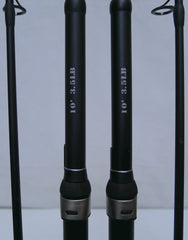 Nash Dwarf 10ft 3.5lb Carp Rods X2 + Dwarf Double Rod Skin 10ft
