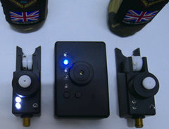 Steve Neville MK3 Remote Bite Alarms + Receiver + Cotswold Covers