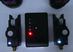 Steve Neville MK3 Remote Bite Alarms + Receiver + Cotswold Covers