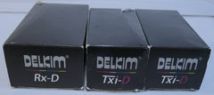 Delkim TXi-D Bite Alarms Purple X2 + RX-D Receiver