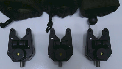 Gardner Black TLB Bite Alarms Blue LEDS X3