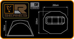 Fox R-Series 1 Man XL Bivvy Khaki CUM241 + Wrap CUM246 *EX-Display*